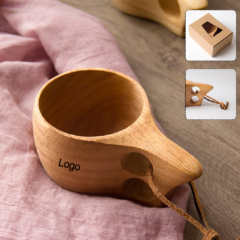 Wooden Beer Mug Office Wood Cup 1