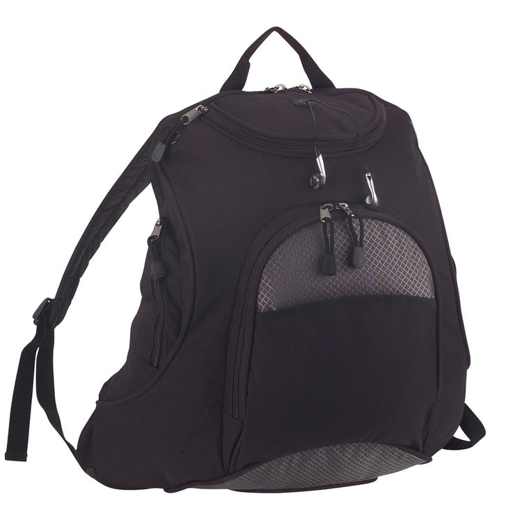 16.5" Adventure Backpacks - Black with Dark Gray 2