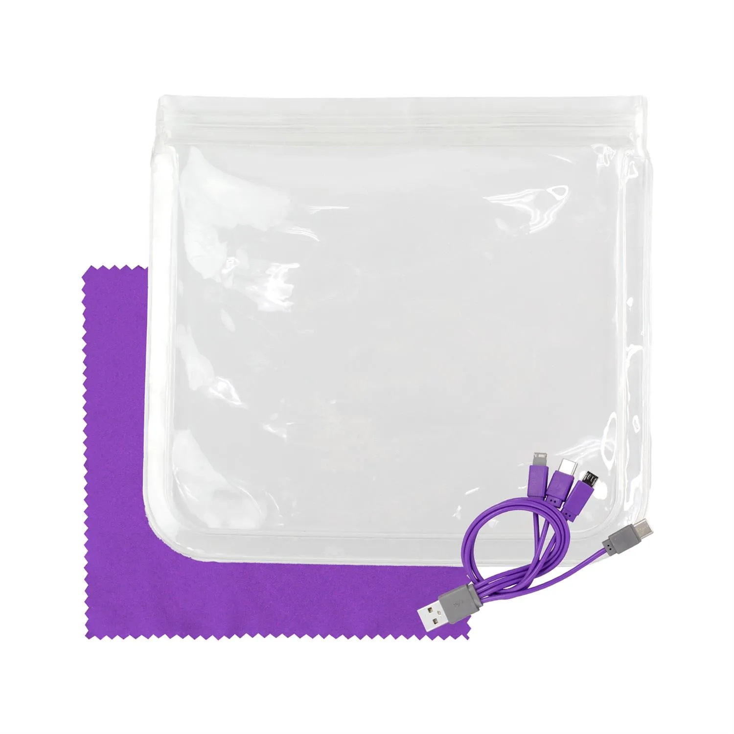 Clear Cable & Cloth Set 8