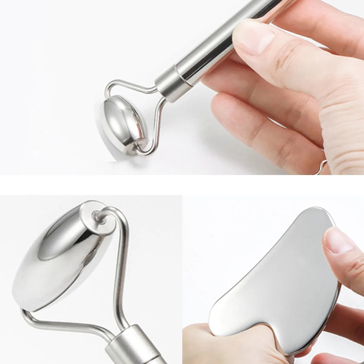 Double Head Facial Massage Roller 6