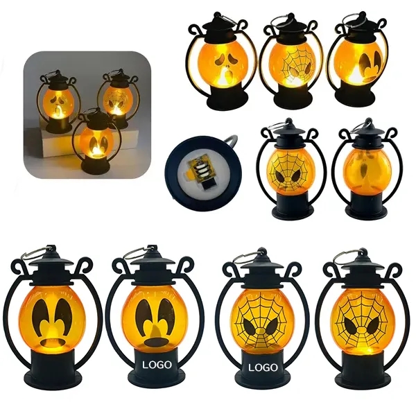LED Pumpkin Lantern with Halloween Portable Mini Light 3