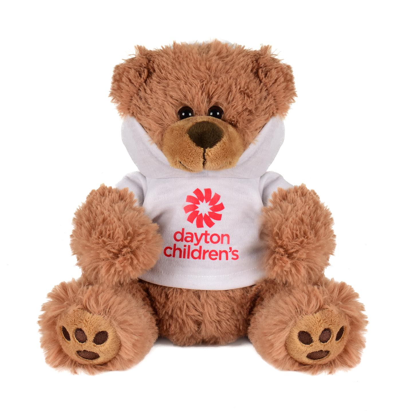 Plush Bear w/ Embroidered Paws and Hoodie 23