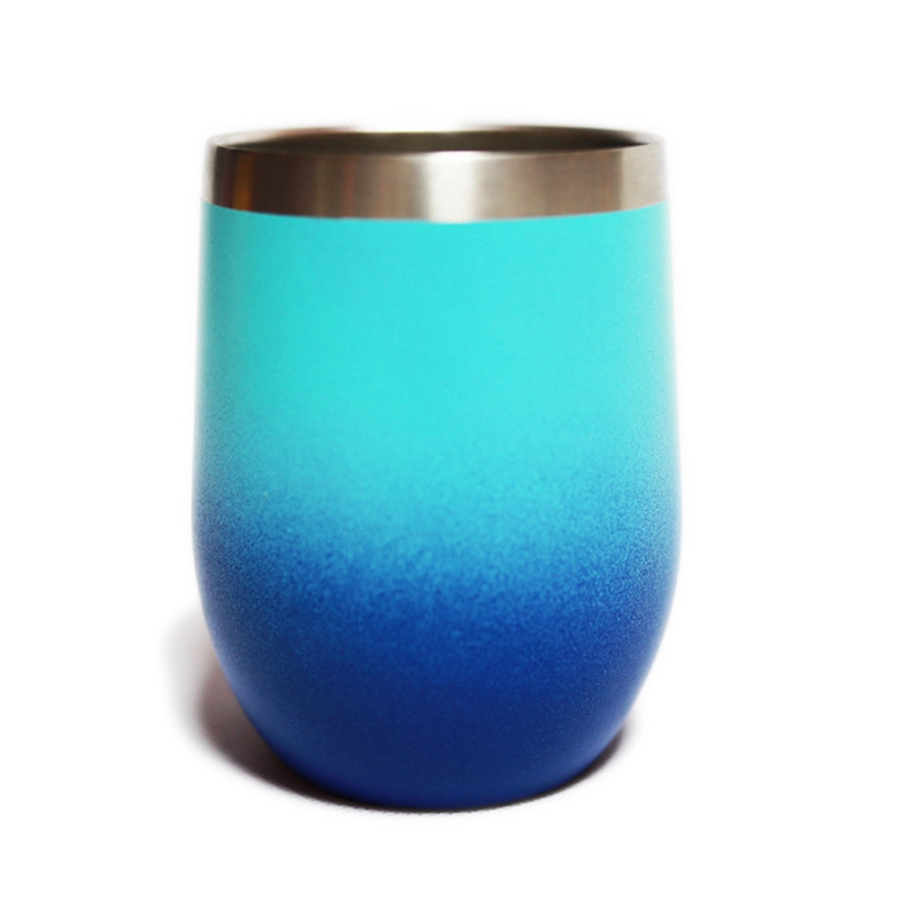 12oz Gradient Color Wine Tumbler with Lid 17