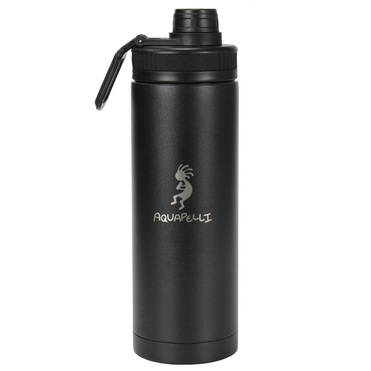 Vacuum Insulated Water Bottles with Spout - 18 oz Black 1