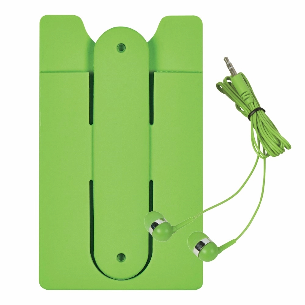 Phone Wallet With Earbuds 2