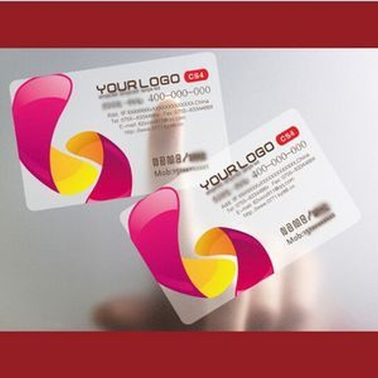 Frosted Plastic Business Card - 0.38 Mm Thickness 2