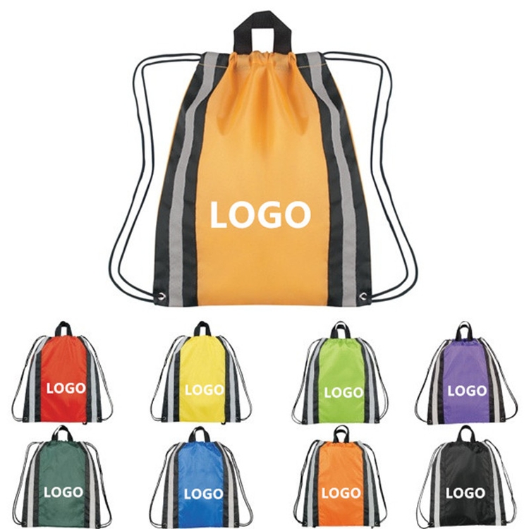 Reflective Drawstring Sports Bag 2