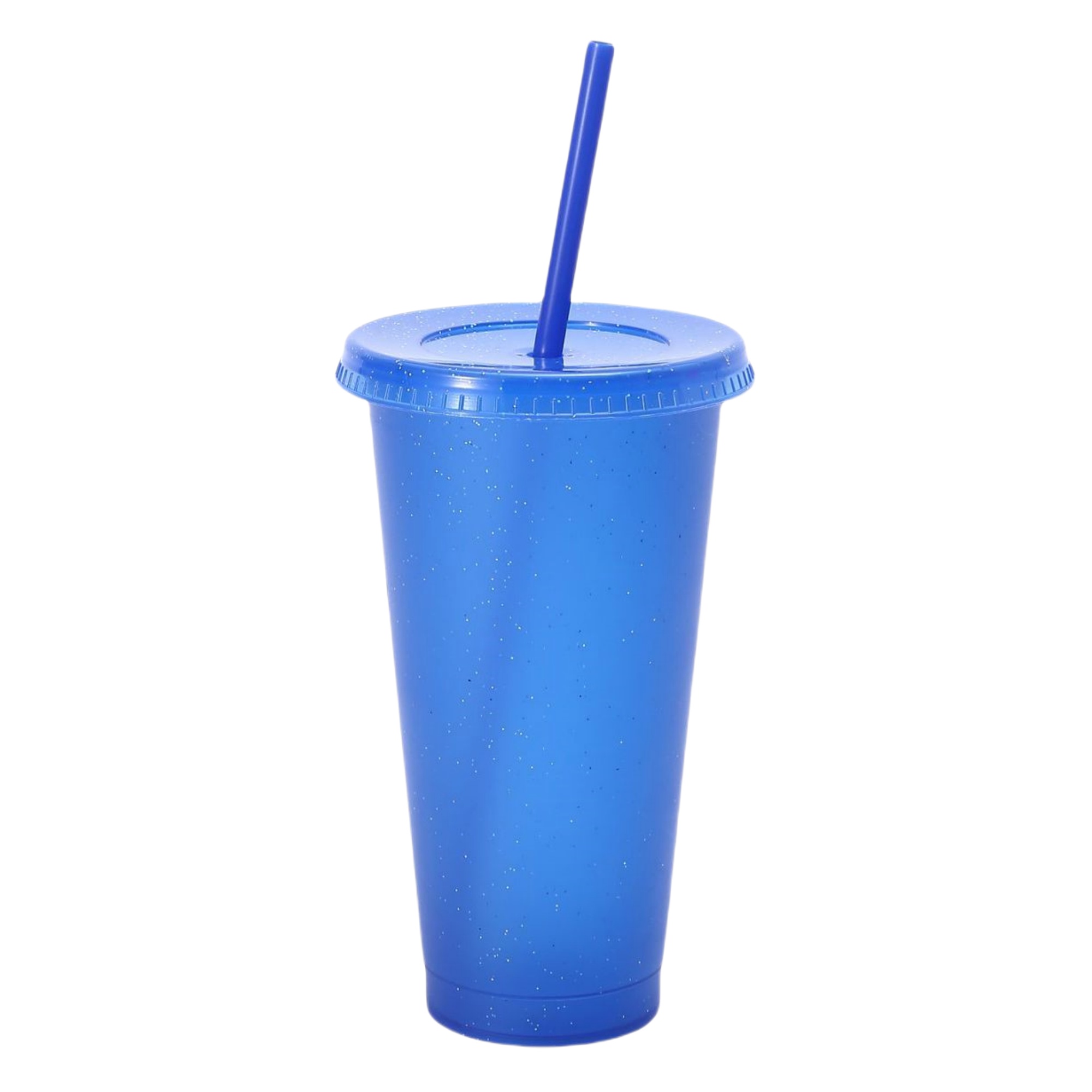 Double Wall Cute Glitter Straw Cup 16