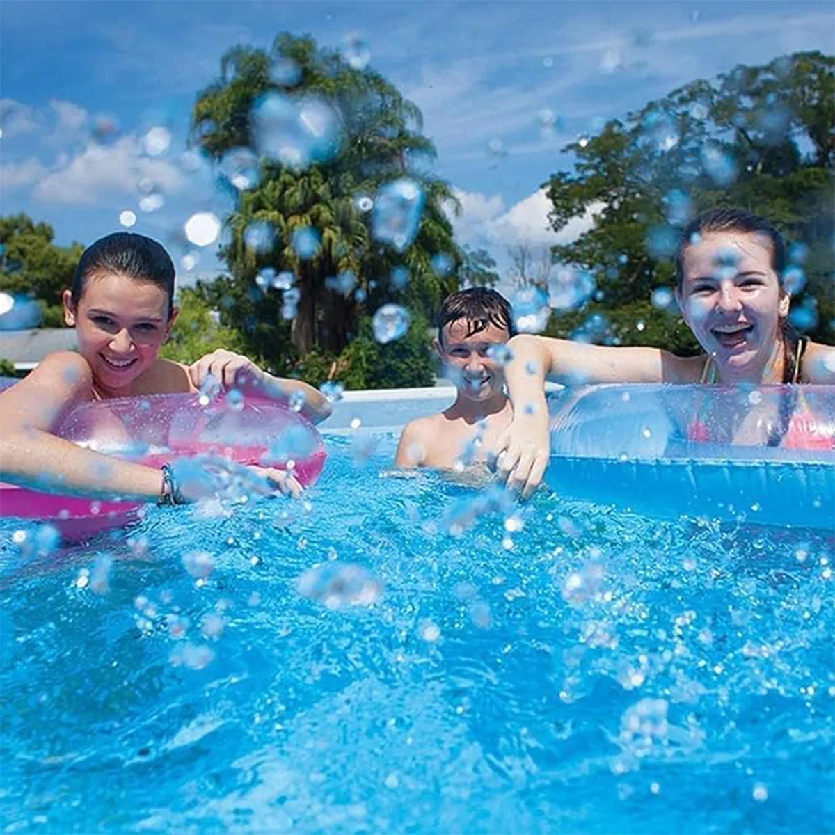 Bubbles Design Portable Inflatable Heater Swimming Pools 2