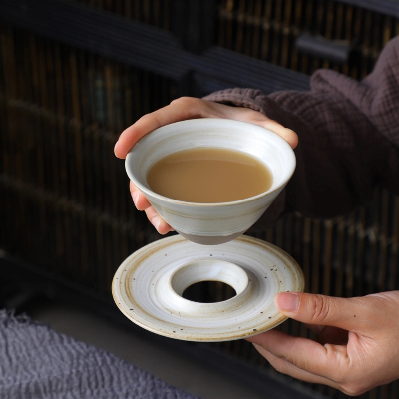 Custom 6 OZ Traditional Japanese Ceramic Tea Cup 2