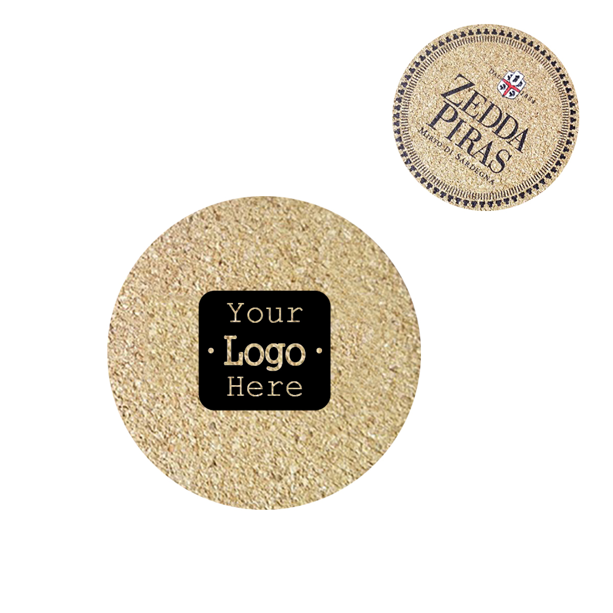 Cork Coaster Fiberboard Cup Mat 1