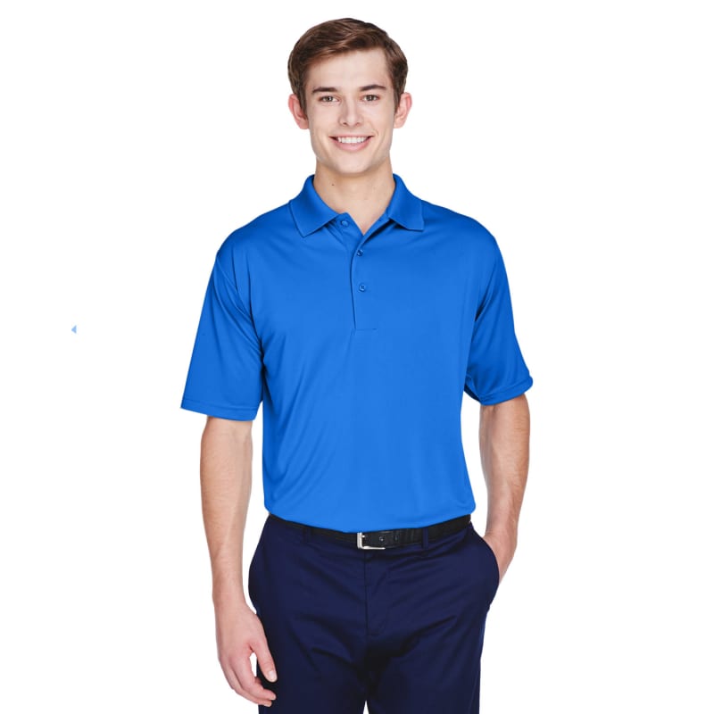 UltraClub Men's Cool & Dry 8-Star Elite Performance Interlock Polo 3