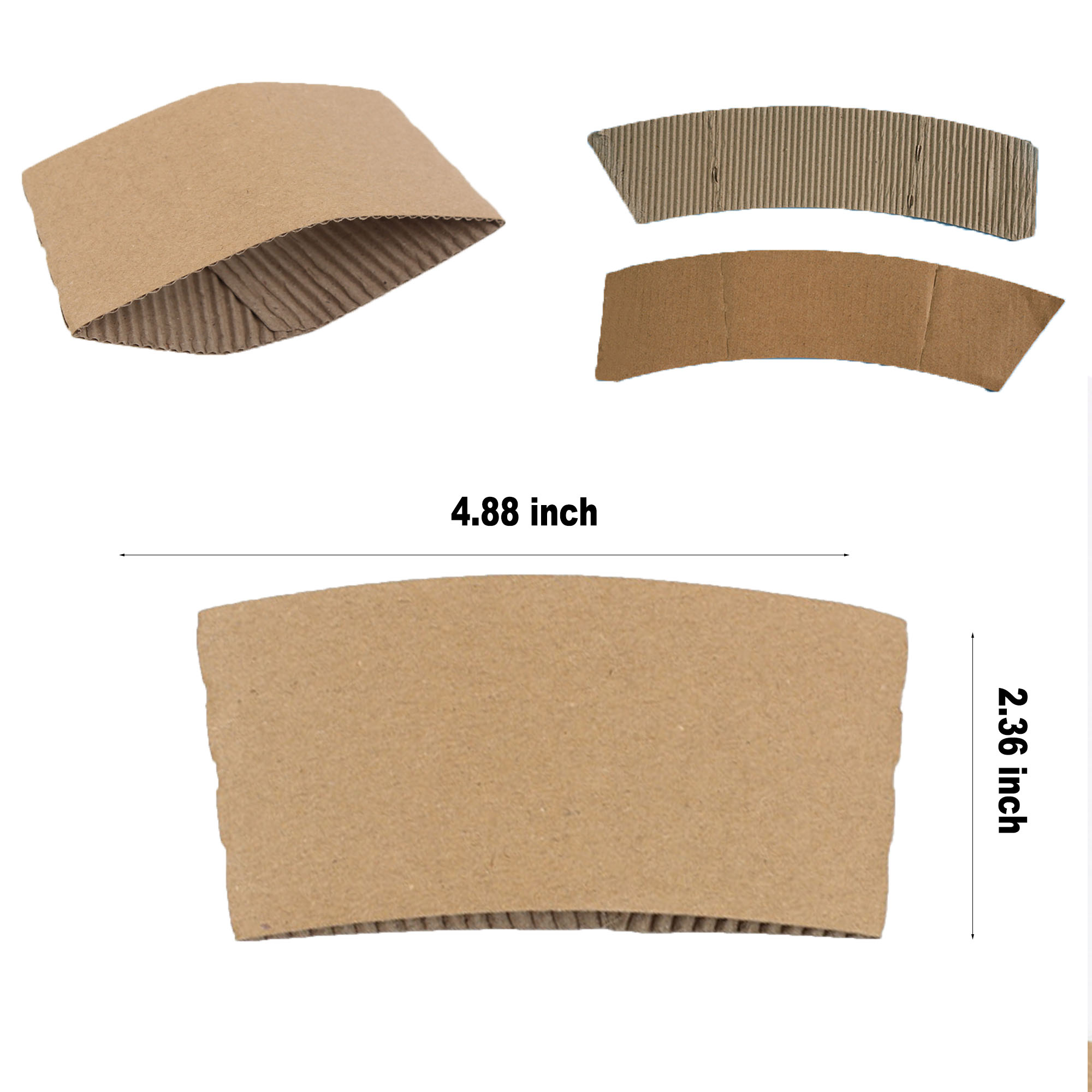 Disposable Coffee Cup Anti Scald Sleeve 1