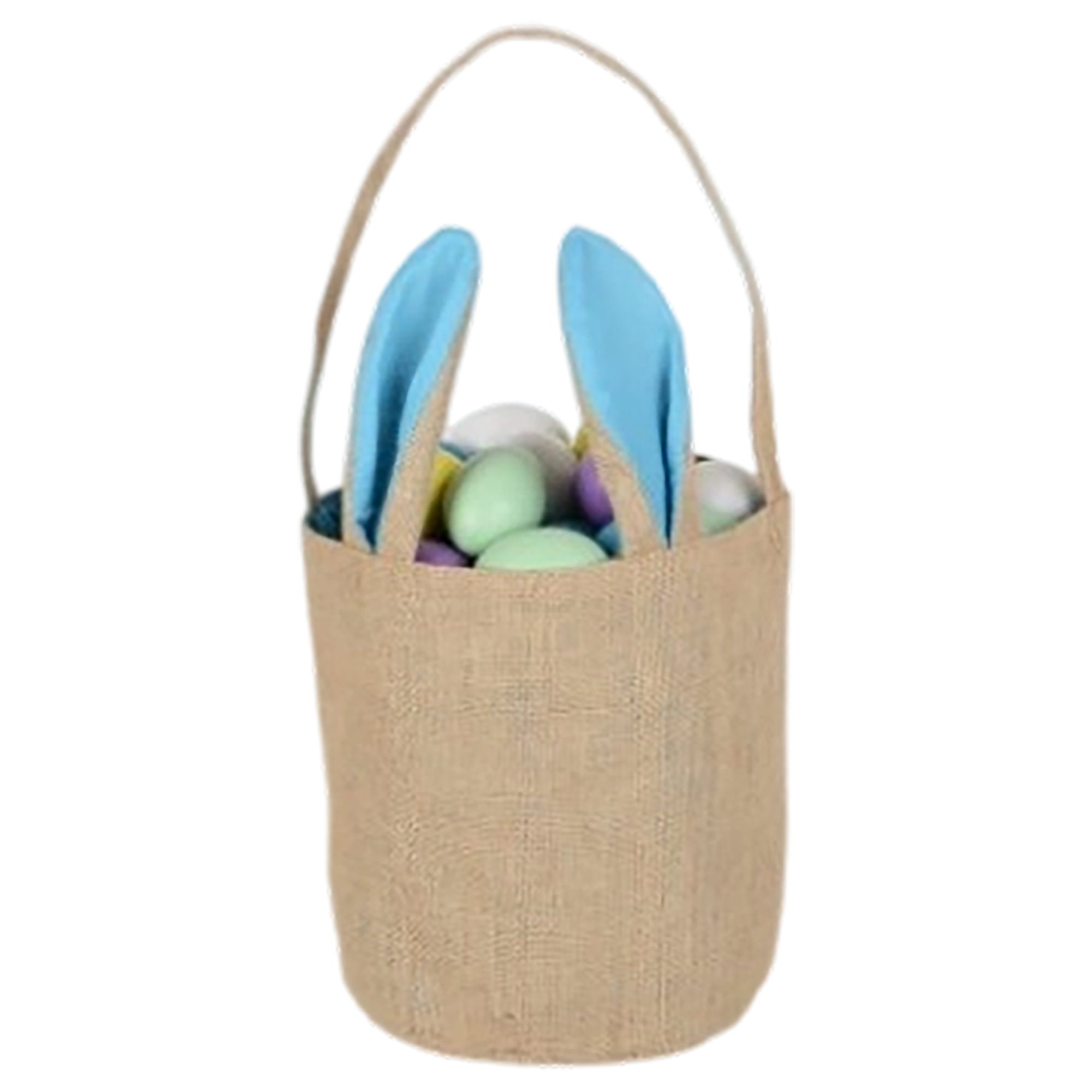 Jute Rabbit Ear Tote Bag 8.7" x 7.9" 12