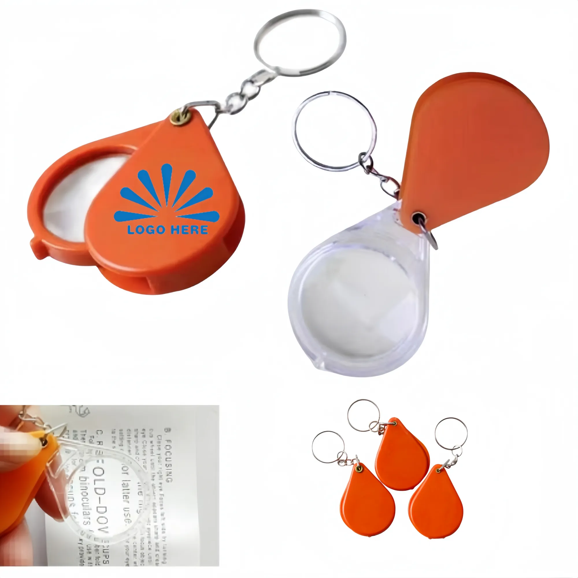Keychain Folding Magnifying Glass 2