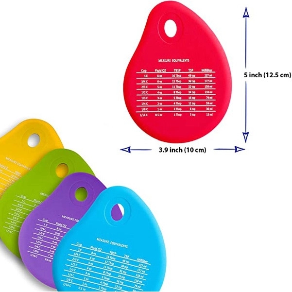 Silicone Measurement Conversion Bowl Scraper 3