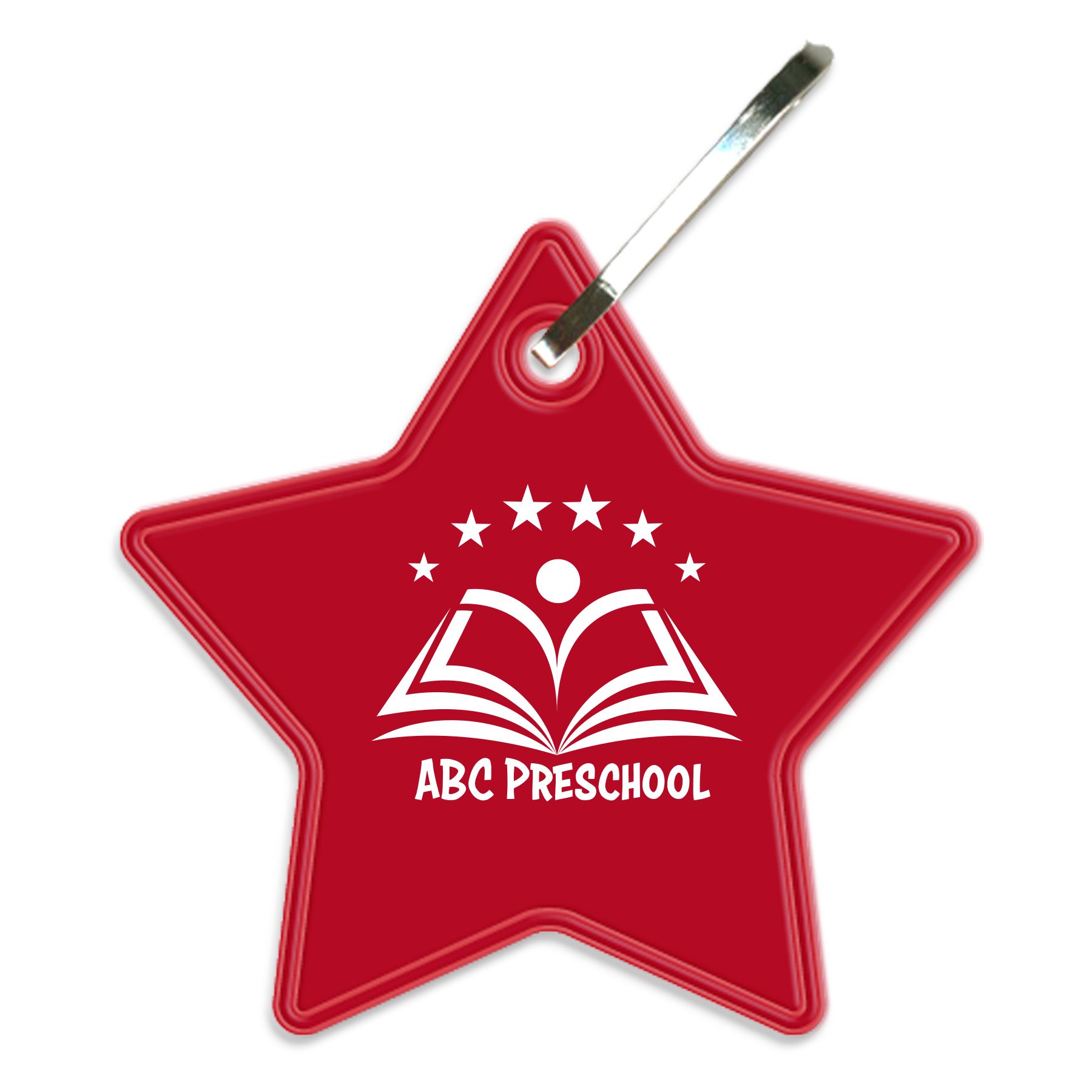 Star Reflective Zipper Pull 21