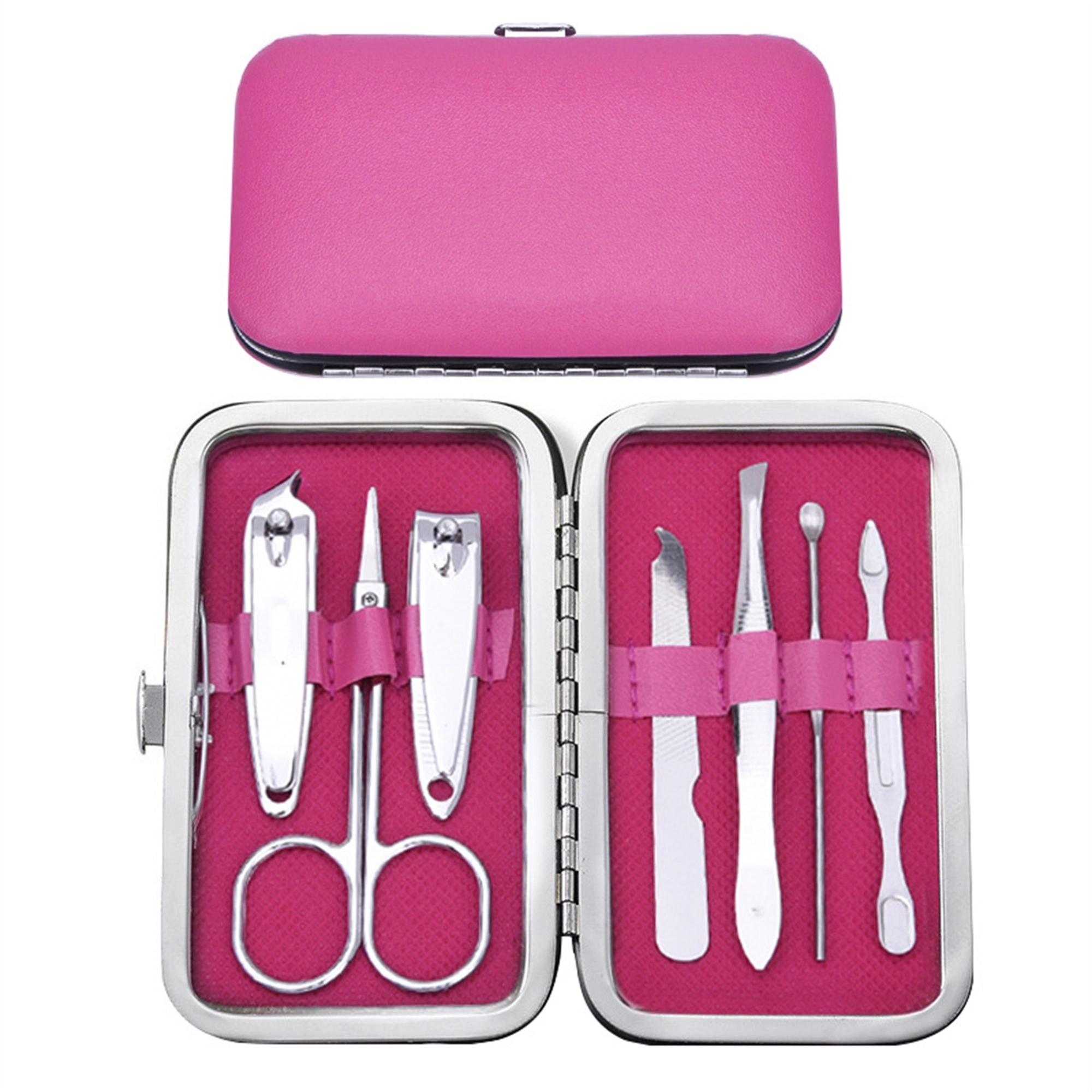 Stainless Steel 7 in 1 Set Manicure Makeup Tool 5