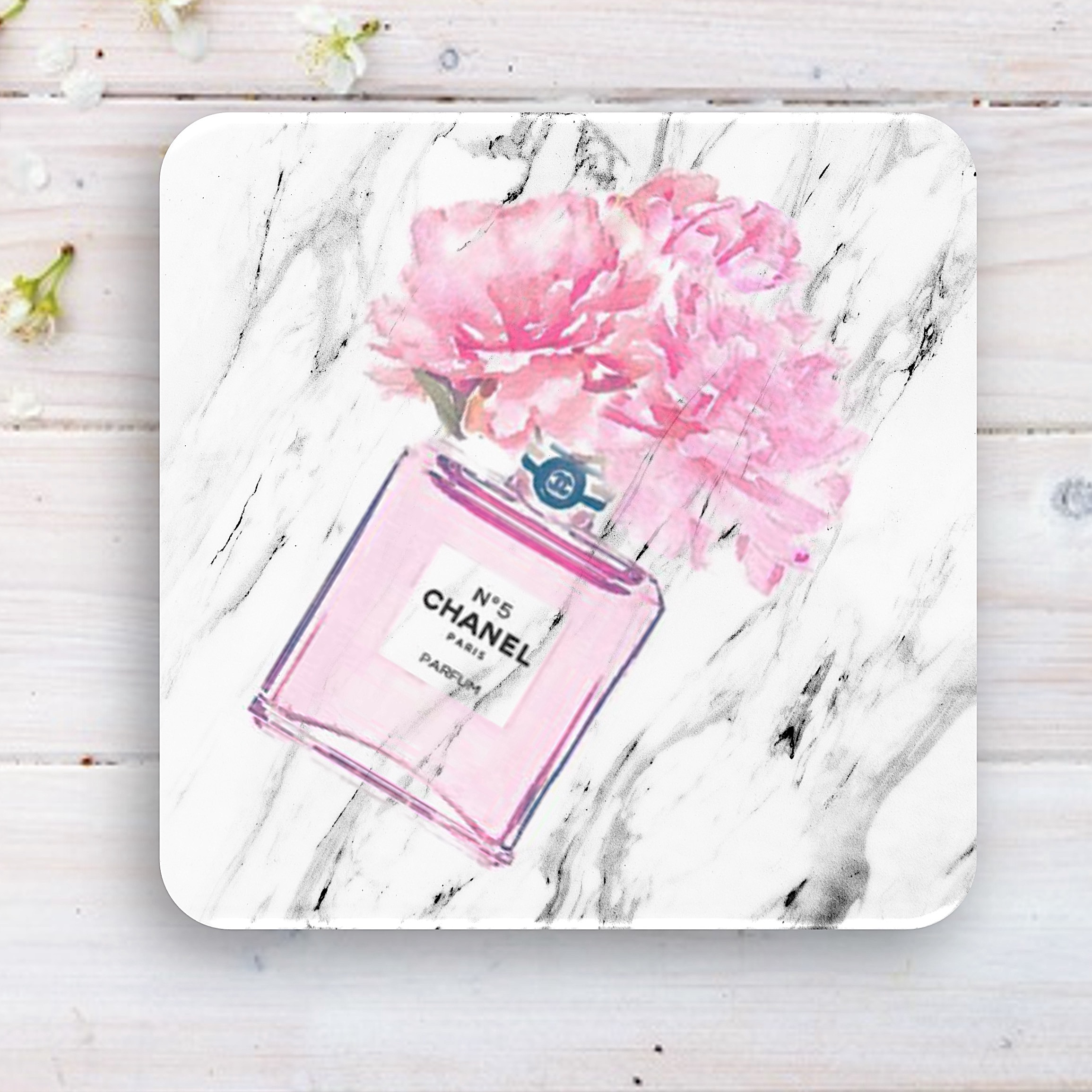 Faux Marble Printed Square Coaster 3