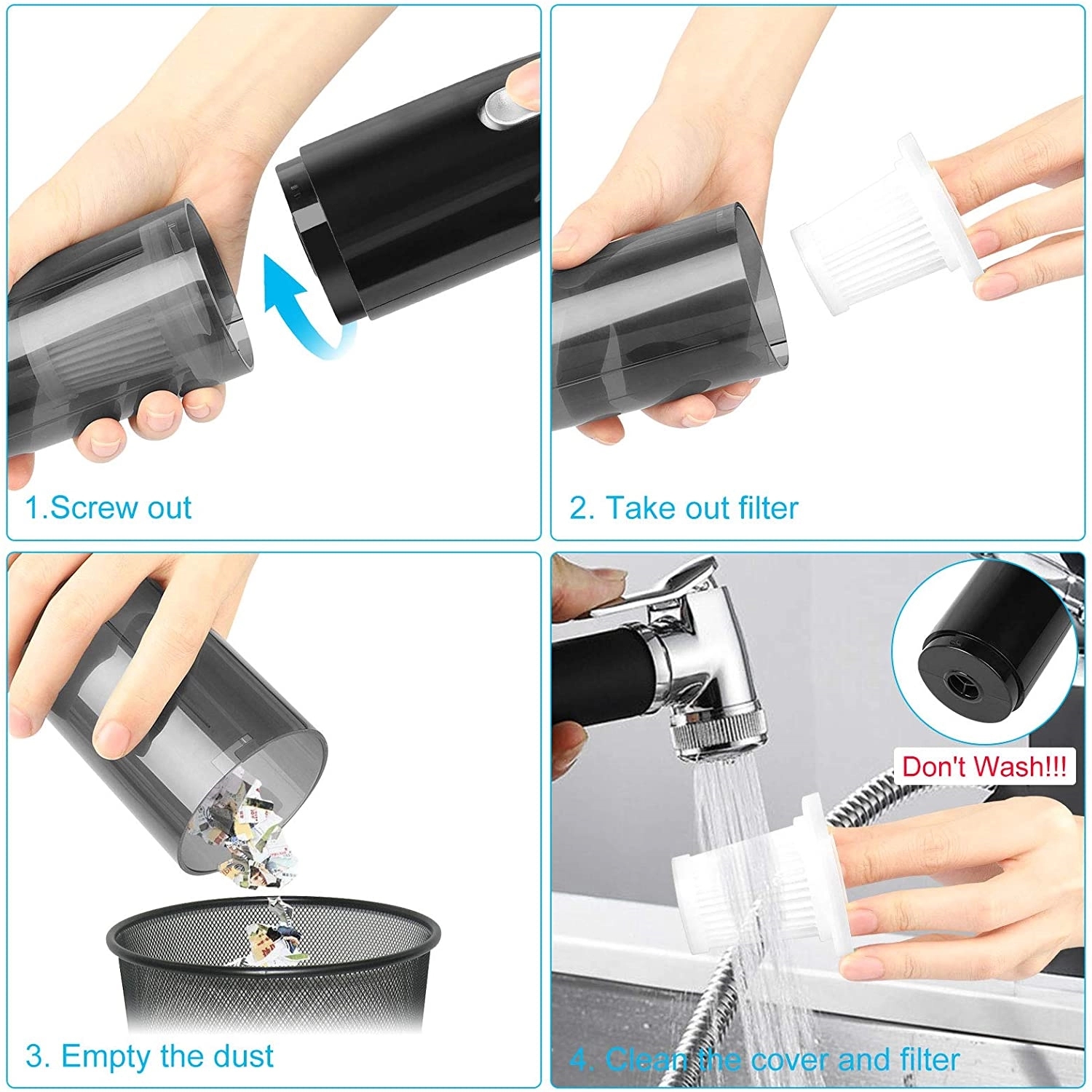 Mini Cordless Car Vacuum Cleaner 7