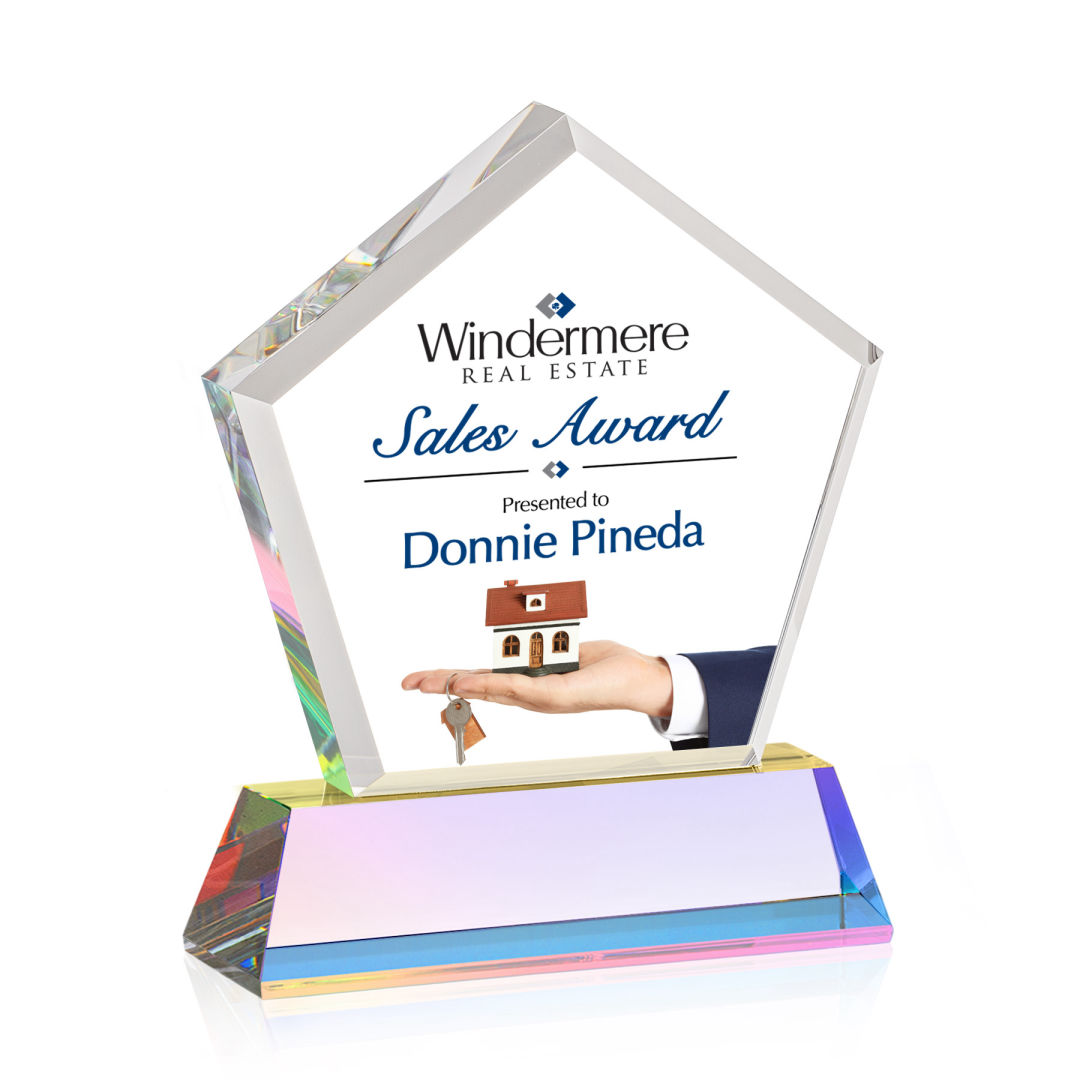 Genosee VividPrint™ Award on Base - Prismatic 2