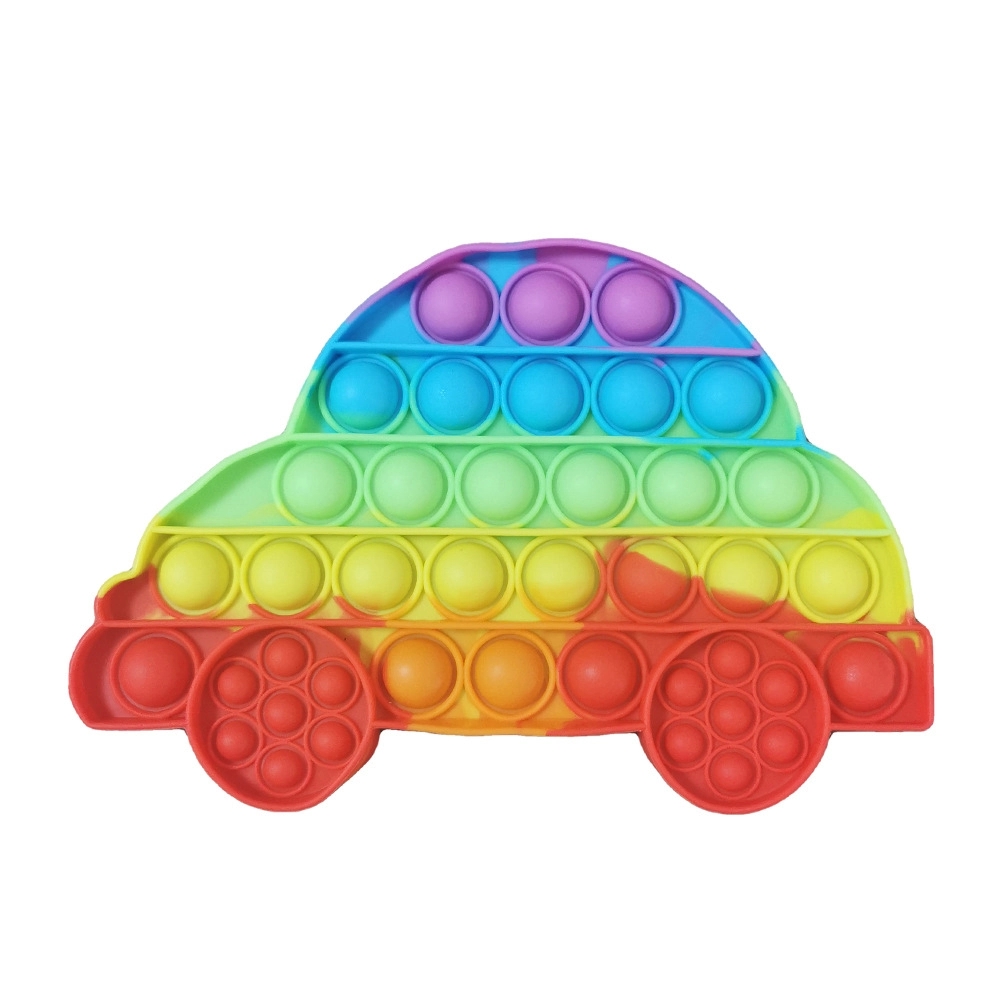 Car Shape Silicone Push Pop Bubble Toy 1