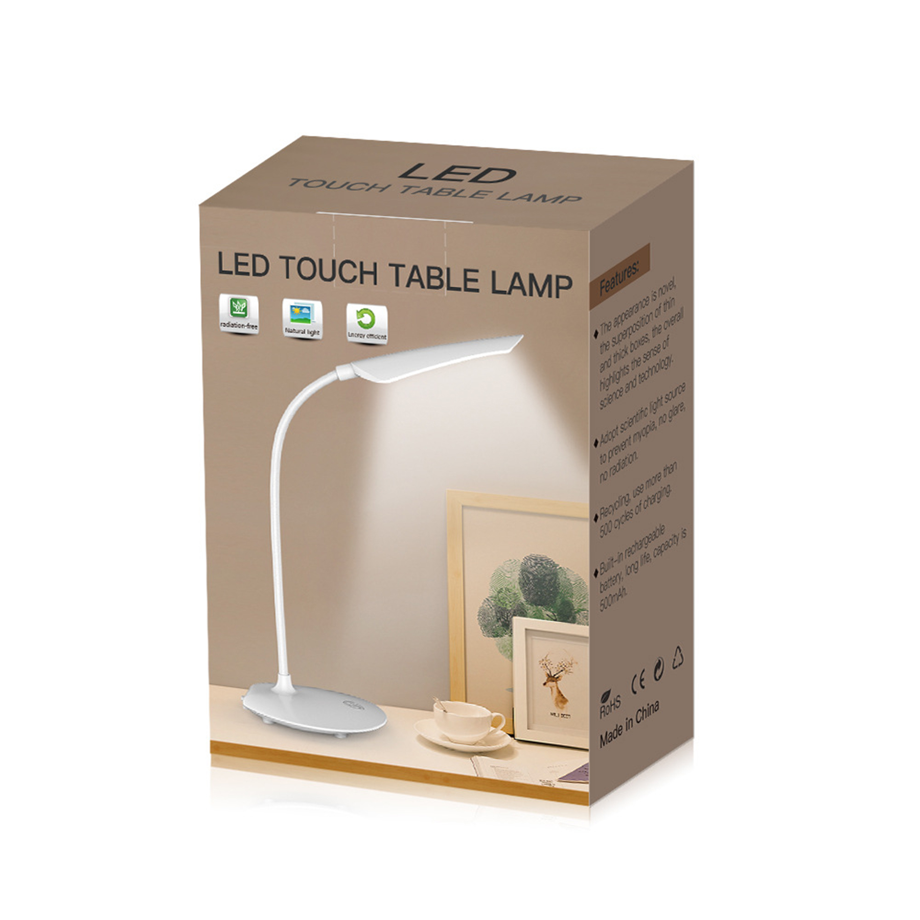 White Led Desk Lamp 2