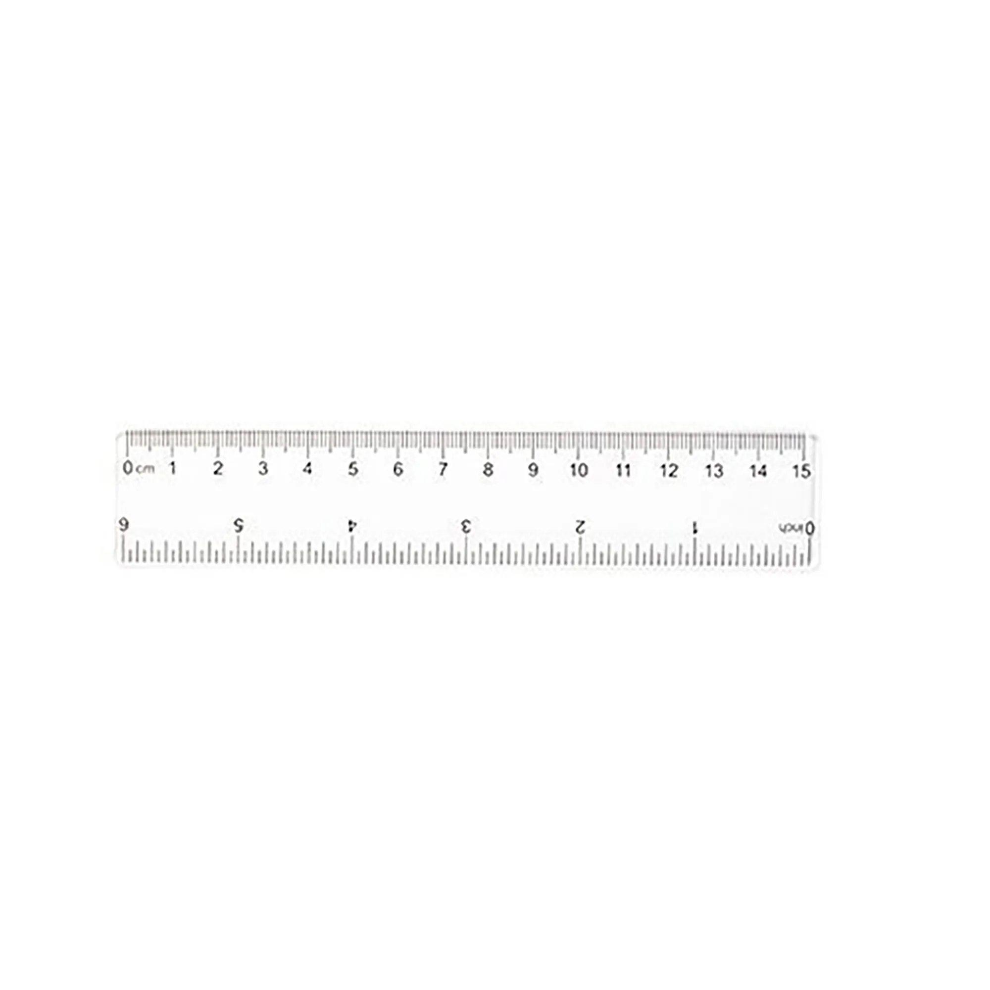 6-Inch Colored Transparent Ruler 5