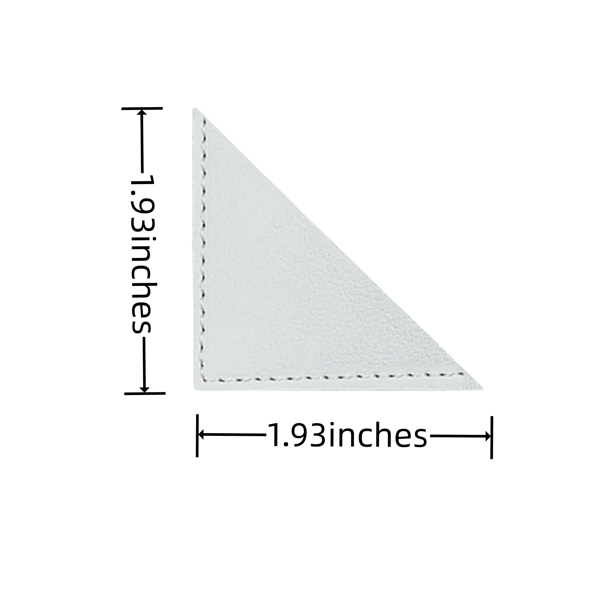 Triangle Leather Bookmarks MOQ 250PCS 5