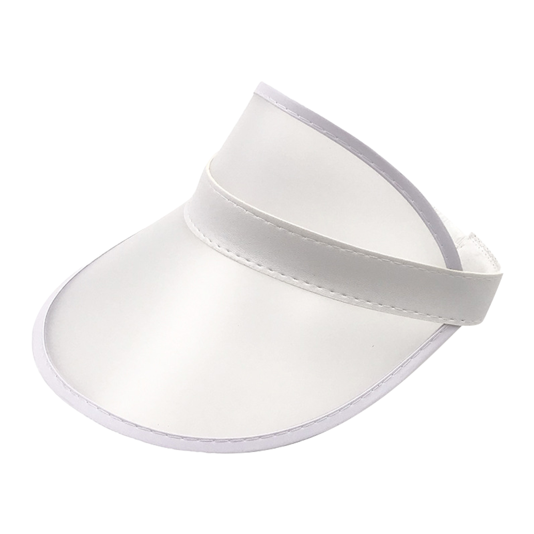 Plastic Clear Sun Visors with UV Protection 15