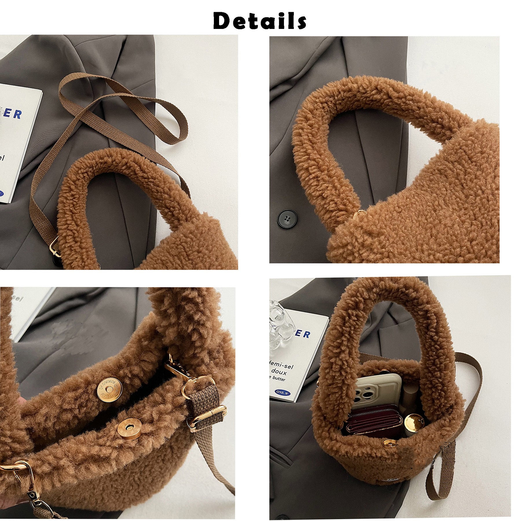 Healing Bear Pendant Plush Bag 3