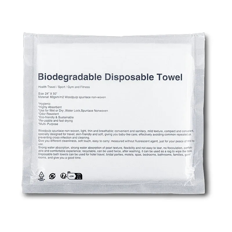 Disposable Biodegradable Towel - White 5