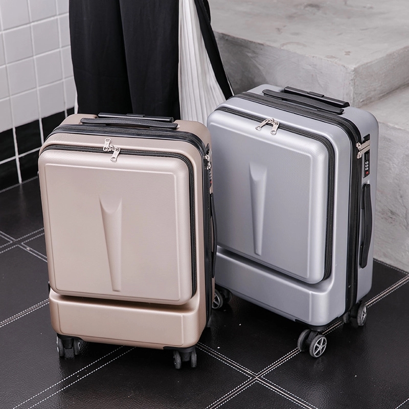 Business Travel Boarding Suitcase With Wheels Rolling 6