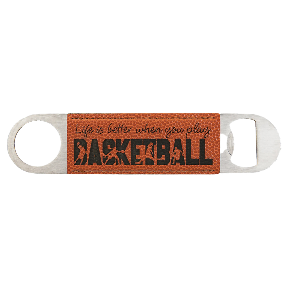 Laserable Basketball Design Bottle Opener 2