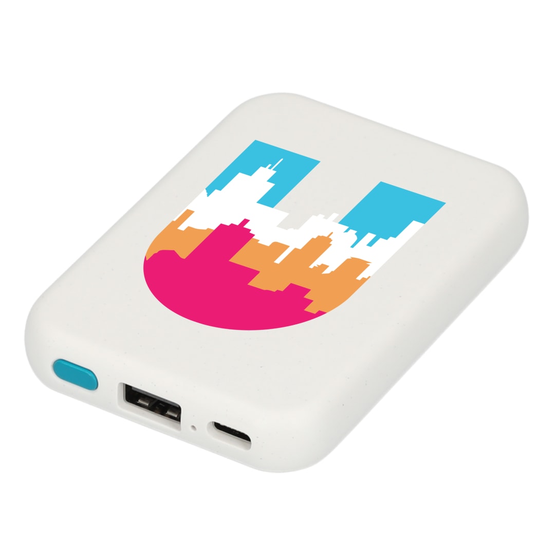 Recycled ABS 3000 mAh Wireless Power Bank 10