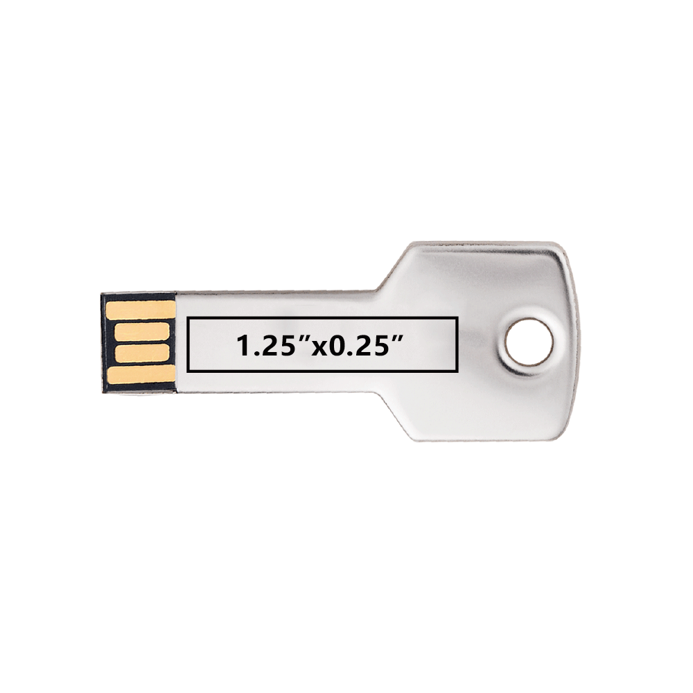Berwyn Key Shape USB Flash Drive Simports