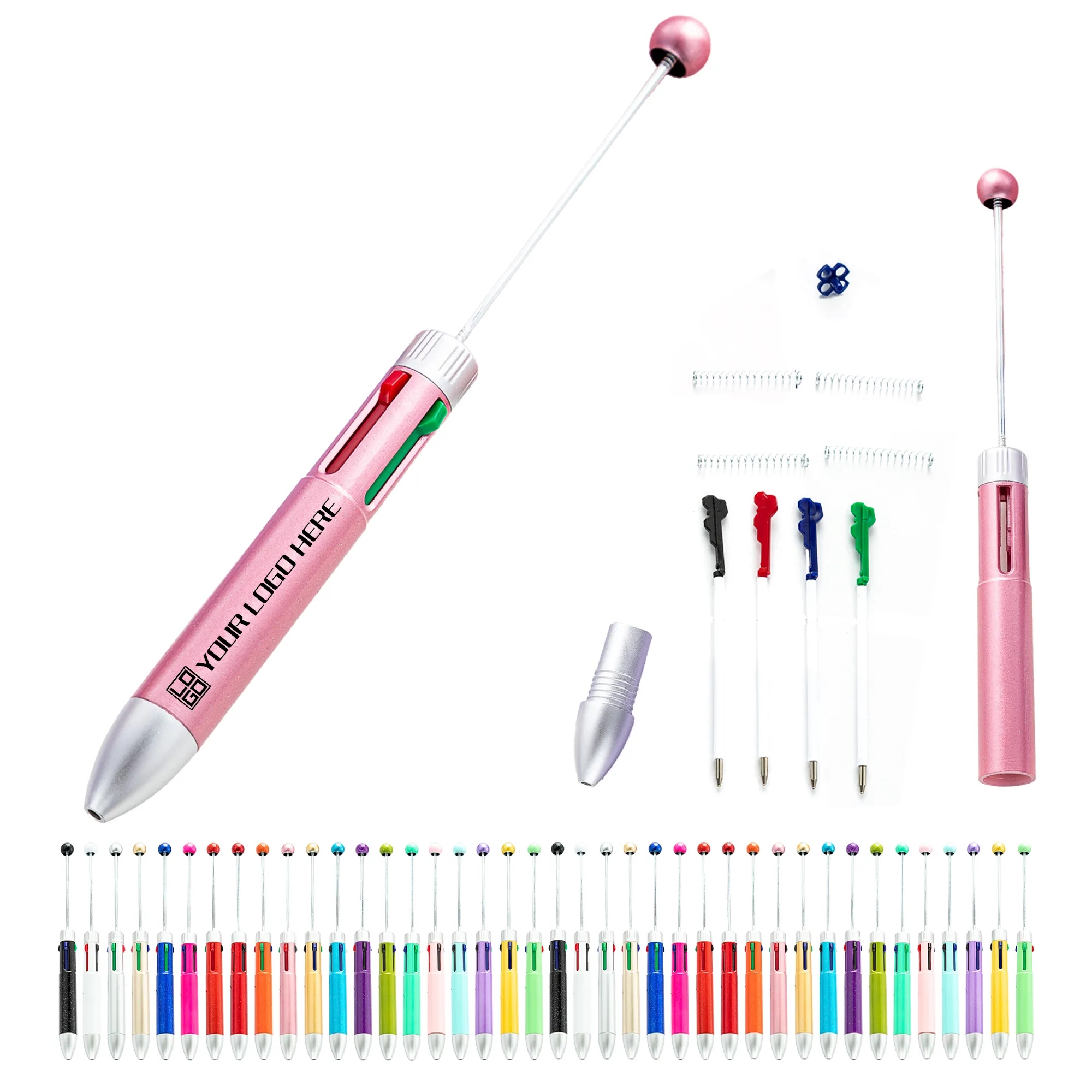 4 in 1 Multicolor  Creative Ballpoint Pen Retractable