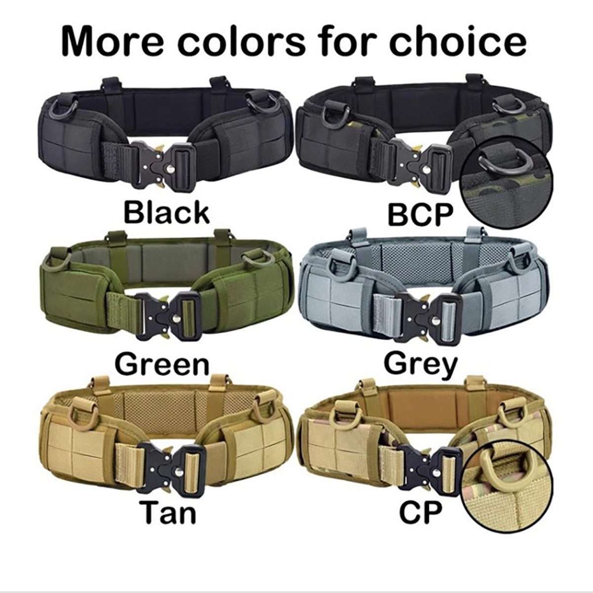 Tactical Outdoor Molle Battle Belt 4