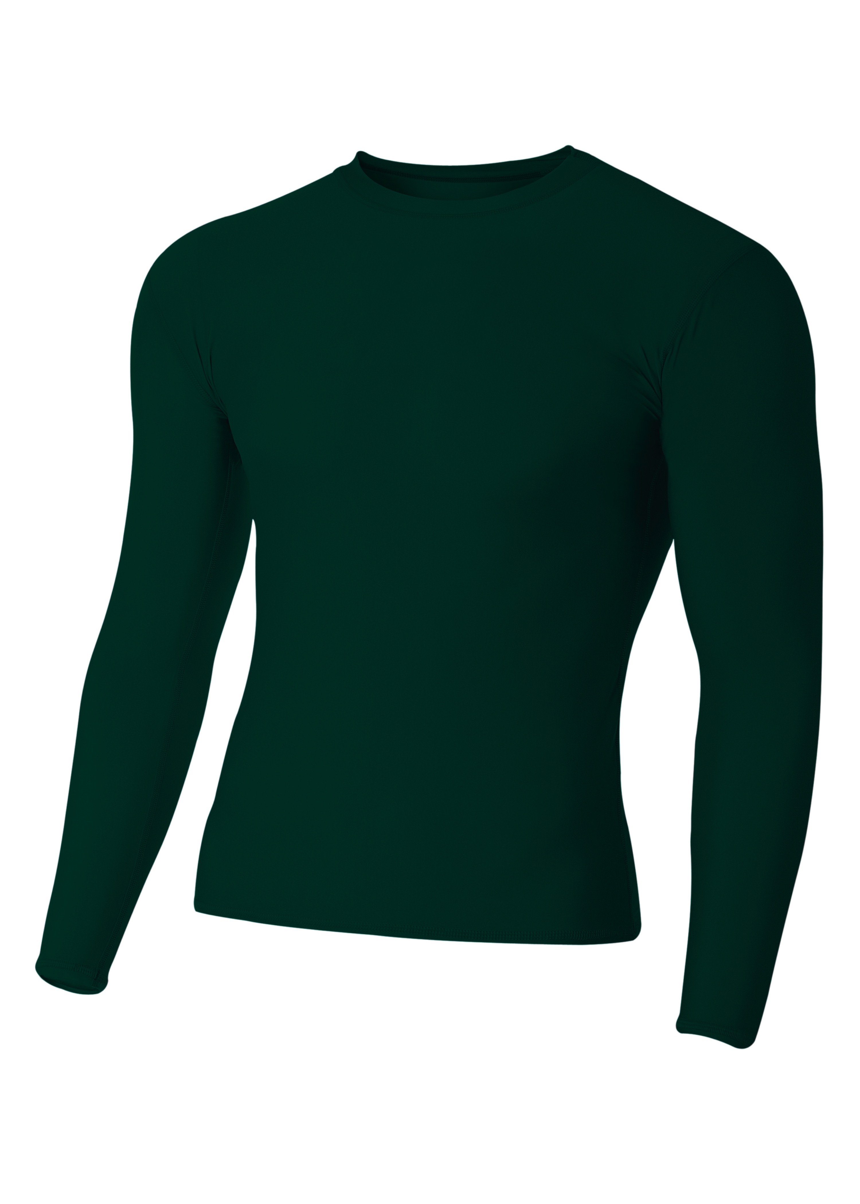A4 Youth Long Sleeve Compression Crew 7