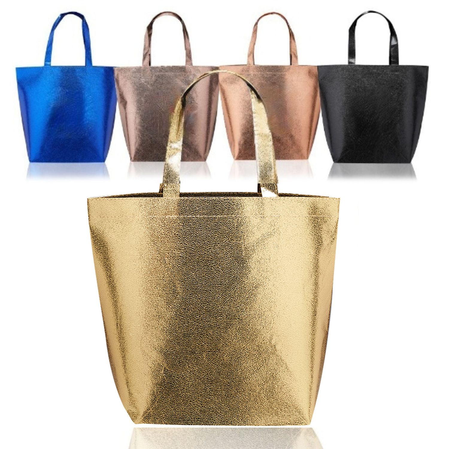 Royal Metallic Tote Bags 2