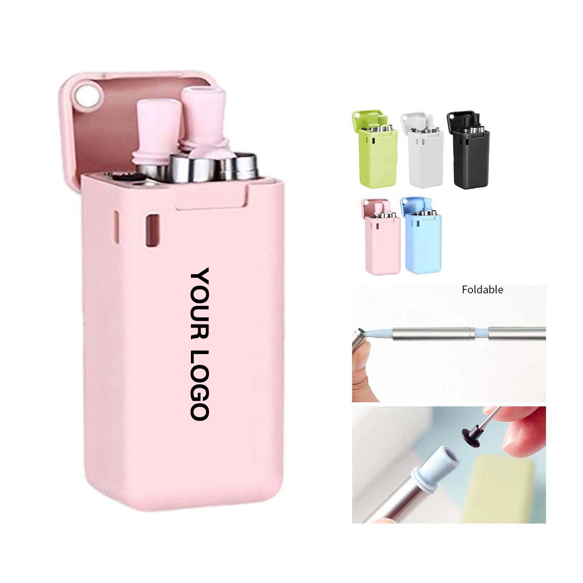 Reusable Metal Straw Set with Portable Travel Case 9