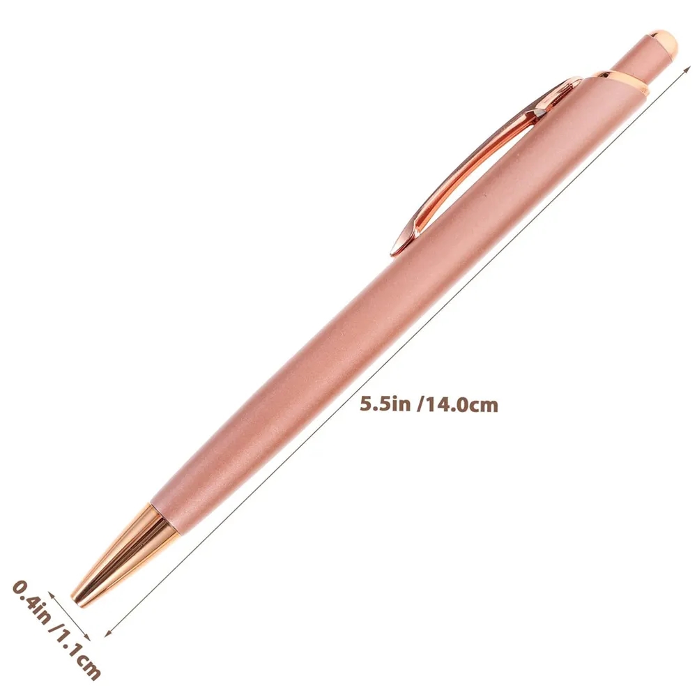 Monty Metal Pen with Rose Gold trim 8