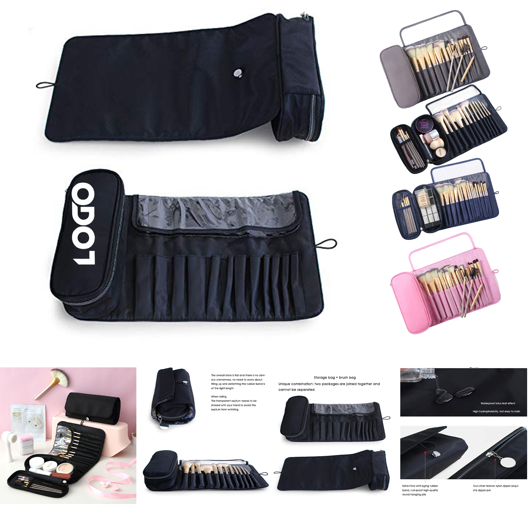 Fashion Brush Bag Cosmetic Bag 2