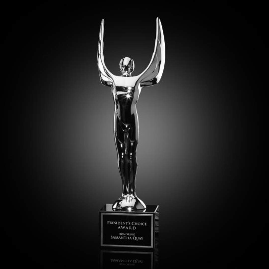 Winged Achievement Award on Marble 4