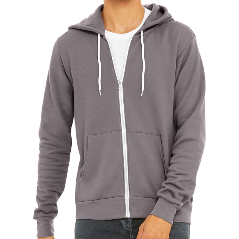 Bella Unisex Poly-Cotton Fleece Full-Zip Hoodie 10