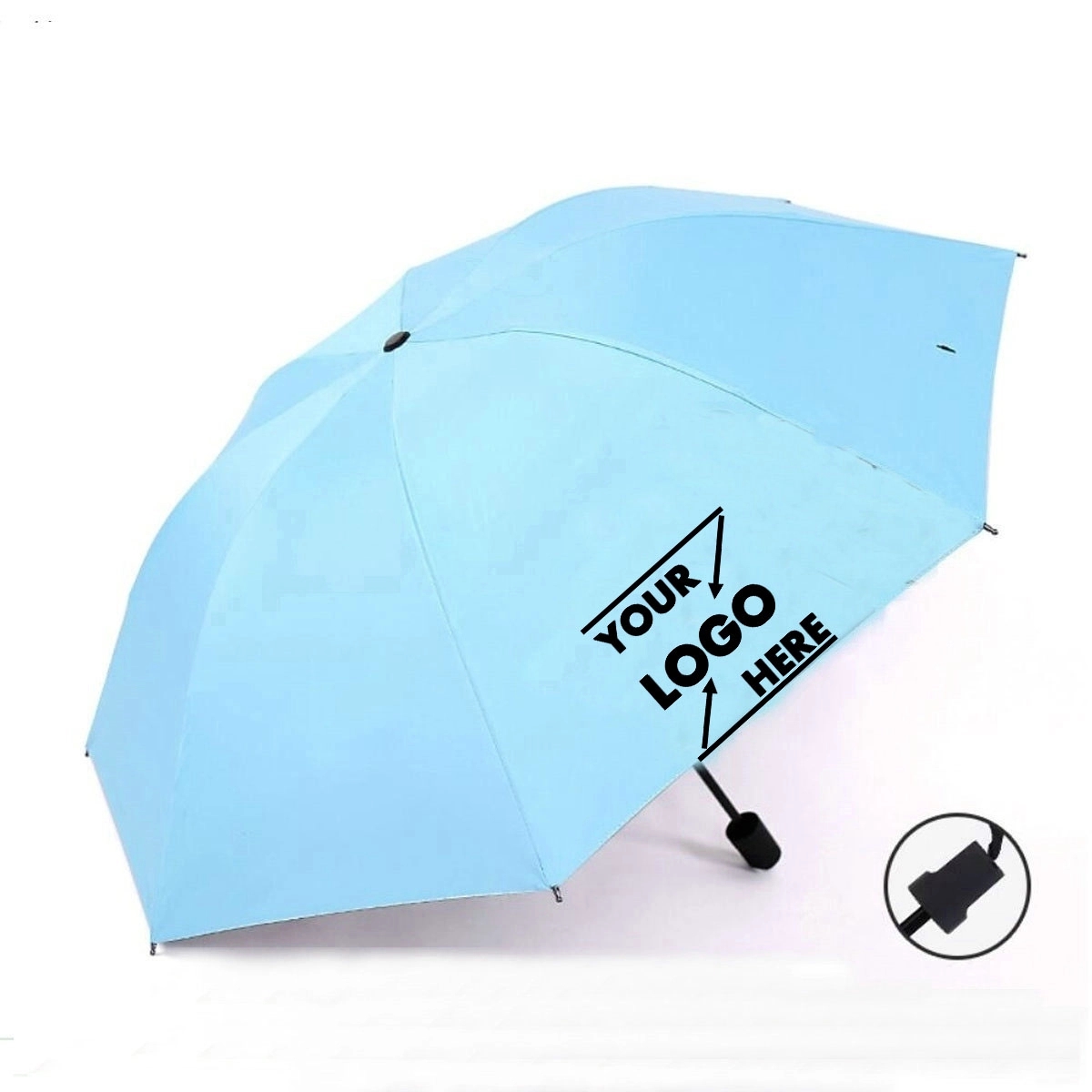 Wholesale Three Folding Windproof Umbrella 4