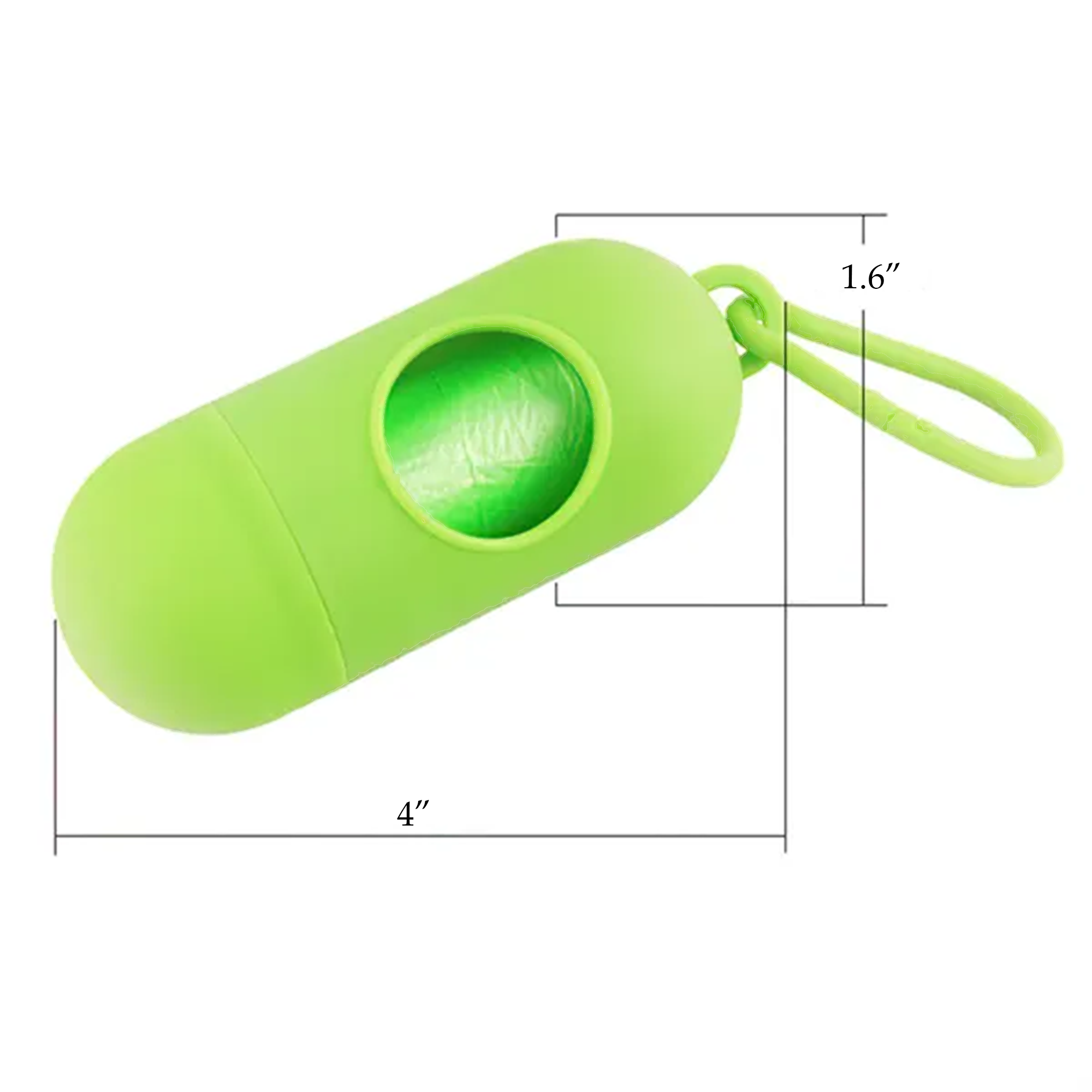 Portable Pet Waste Bag Holder With Keychain 2
