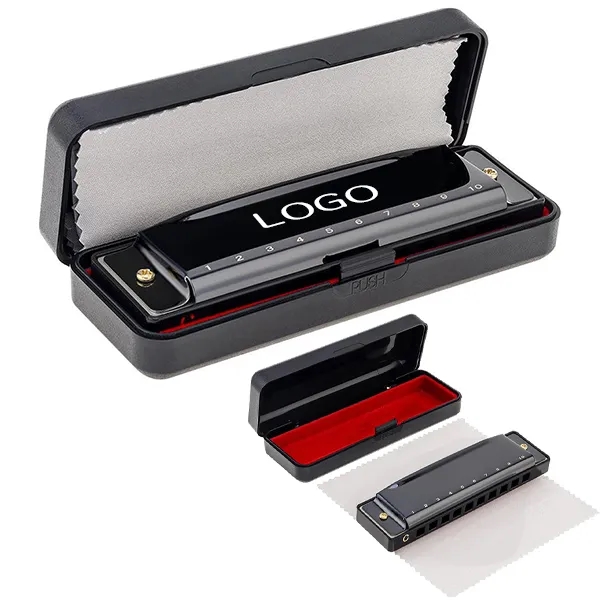 10-Hole 20-Tune Blues Deluxe Harmonica 11