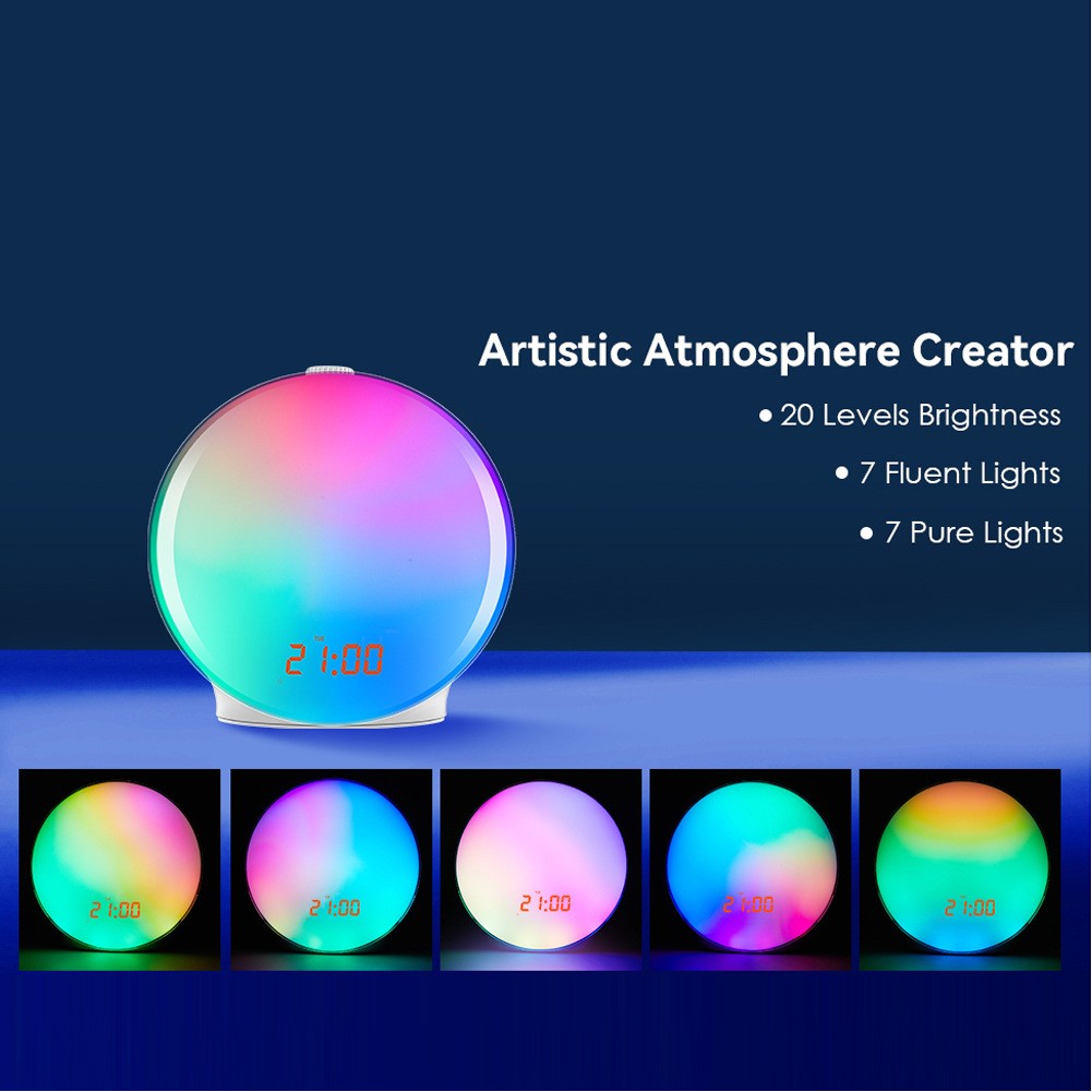 Wake Up Light Sunrise Alarm Clock For Kids 1