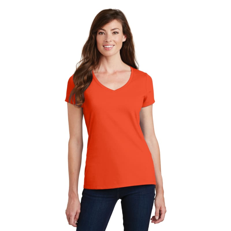 Port & Company Women's Fan Favorite V-Neck Tee. 120